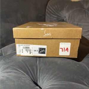 Christian Louboutin Red and Nude So Kate Heels